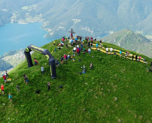 Riprese aeree con drone per Ledro skyrace 2018 a