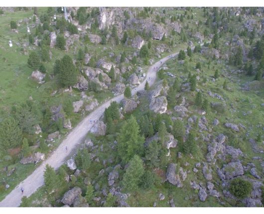 Video riprese aeree con drone per Dolomyths ULTRA 2018 2