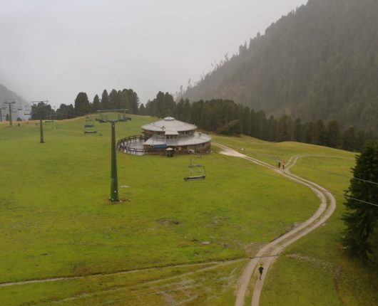 Riprese con drone - latemar mountain race